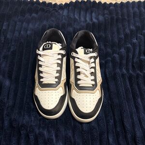Dior Black and Cream Men's Sneakers